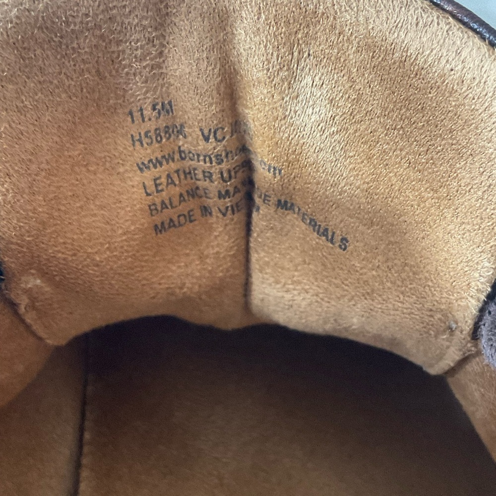 Born Men´s Bayne Sneakers Brown Leather Lace Up Shoes Size 10.5 - Picture 6 of 6